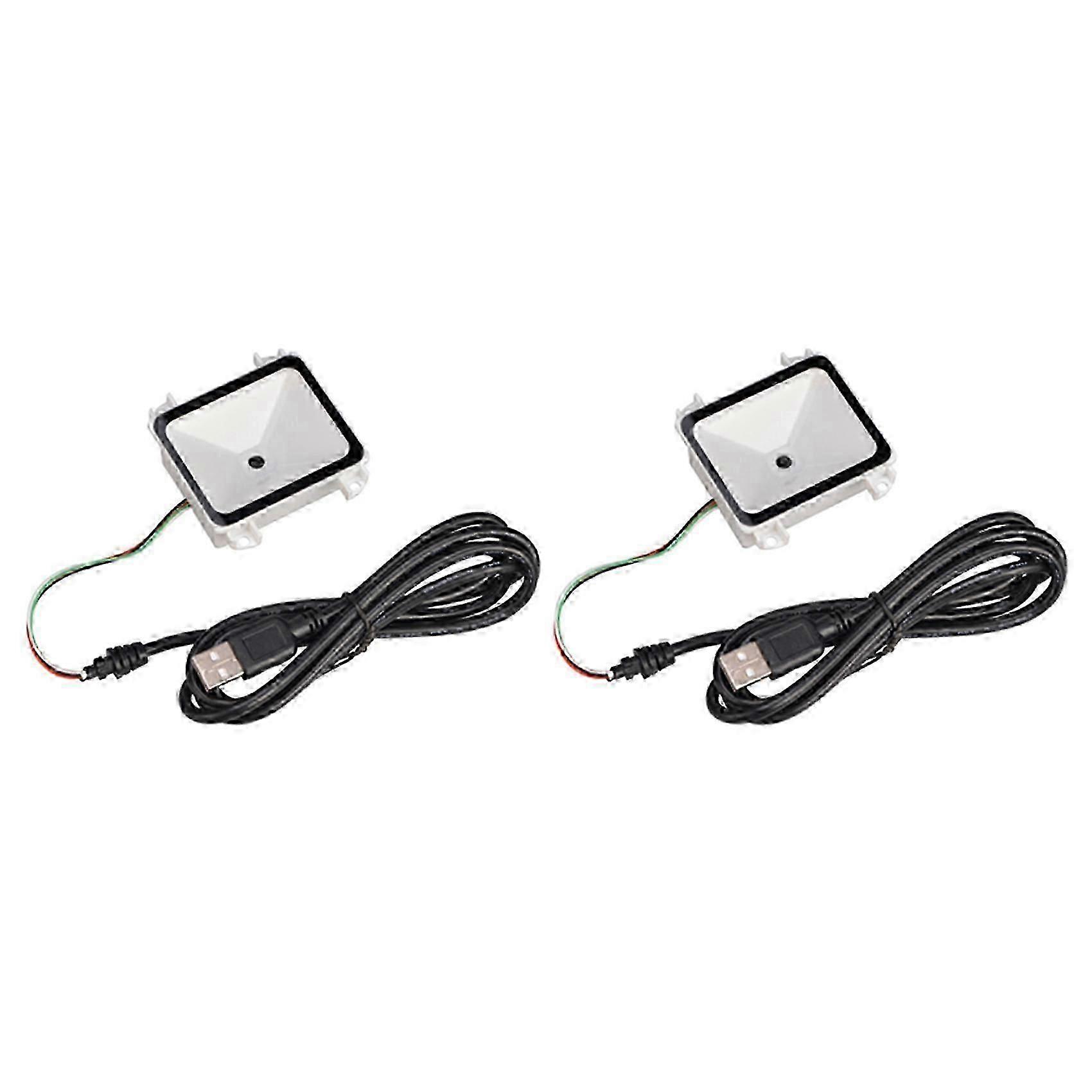 2X Embedded 2D Barcode Scanner USB QR Barcode Reader RS232 TTL Interface Kiosk Small Fixed Installation Barcode Printer COS
