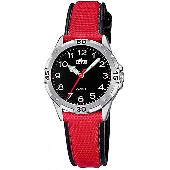 Lotus Junior Collection Quartz analog Herre ur med Cowhide armbånd 18169/3