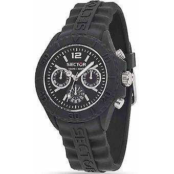 Sector sub Touch horloge voor Unisex analoge Quartz met siliconen armband R3251580001