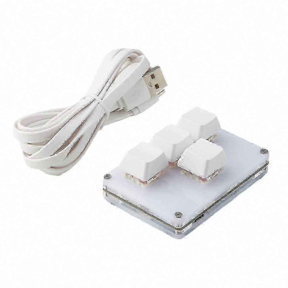 Space-Saving 4-Key Mini Mechanical Arrow Keypad for Up, Down, Left, Right WASD Control