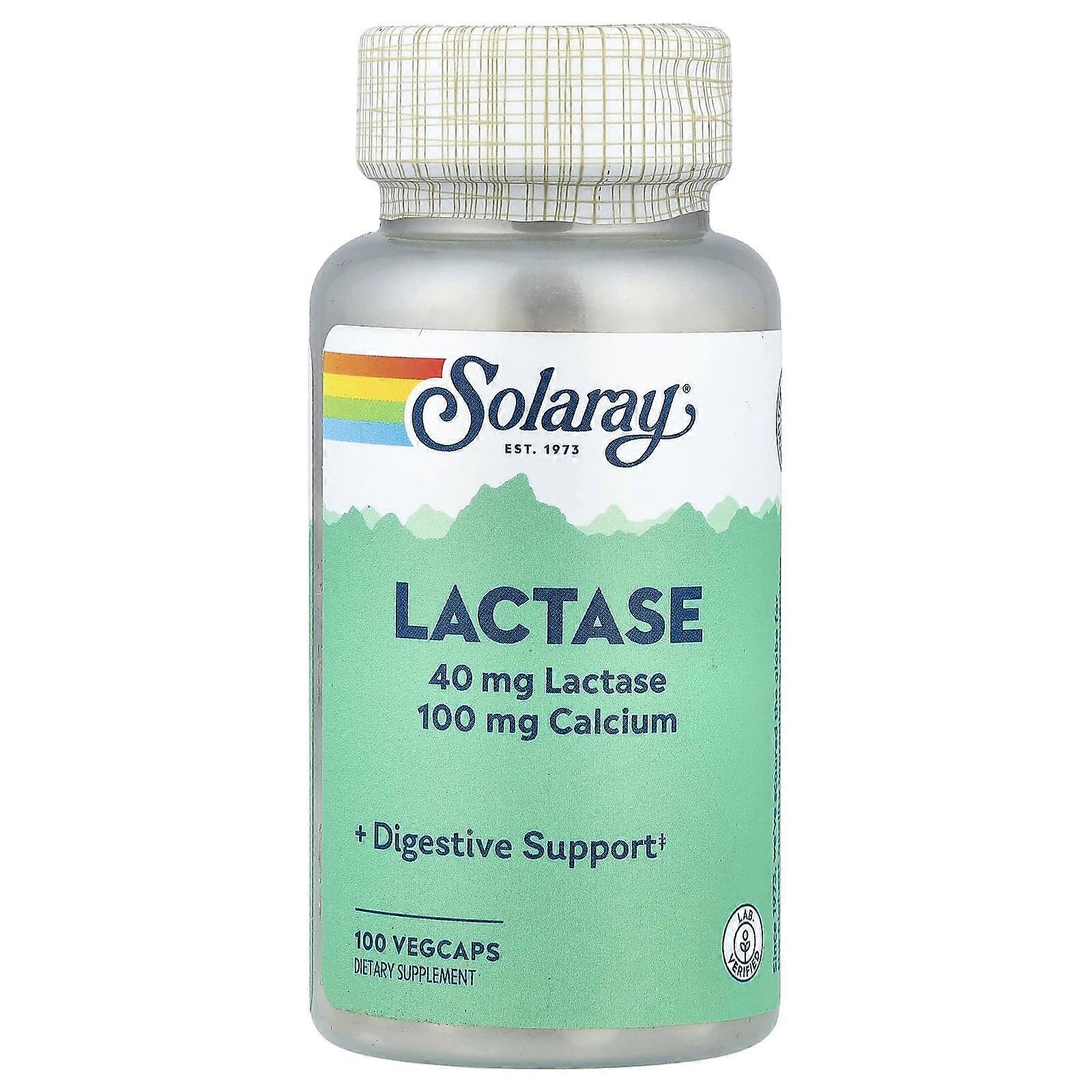 Solaray, Lactase, 100 VegCaps