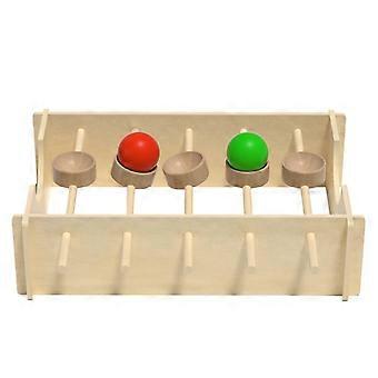 Wooden Ball Maze Educational Toy for Kids with MultiAngle Track and HandEye Coordination Training