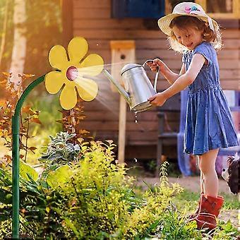 720° Rotating Garden Sprinkler for Kids – Fun Flower Lawn Water Play Sprayer with Easy Hose Connection