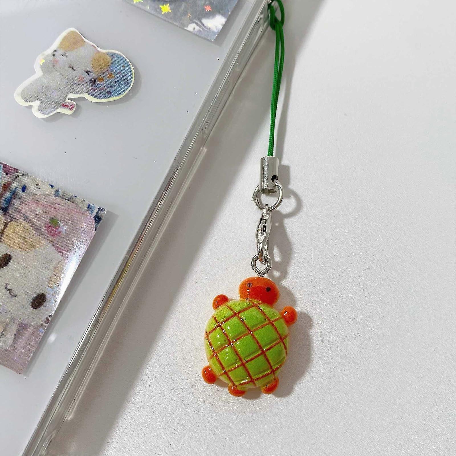 Cute Pineapple Turtle Phone Charm Strap, Unique Aesthetic Design, Durable GiftReady Accessory