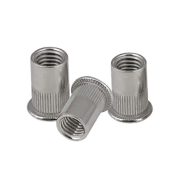 50pcs M6 Flat Head Rivet Nut Set