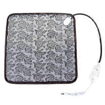 Pet Heating Pad, Adjustable Waterproof Electric Cloth Warm Mat, Two Temperature Gears, Energy Saving, for Cats Dogs, 45cm x 45cm, 1 Pack