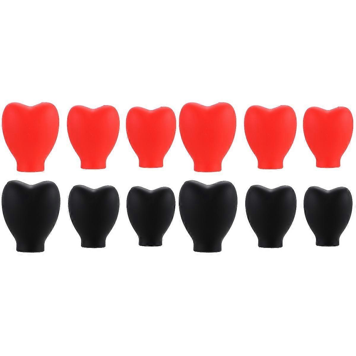 Durable Silicone Makeup Brush Covers Practical Protector for 12Pcs