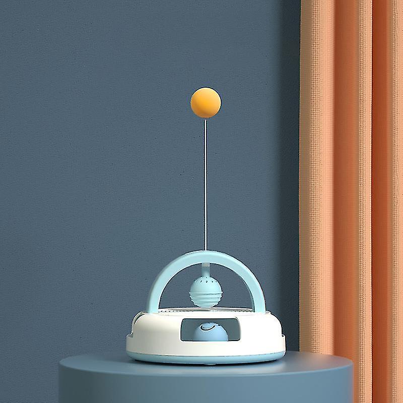 Removable Cat Toys Interactive Bell Ball Catnip Funny Cat Stick Swing Pingpong Feather Cat Turntable Pet High Play Pet Supplies