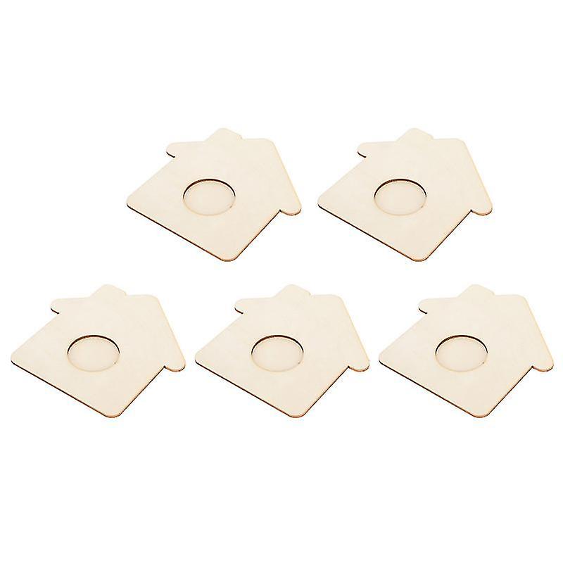 13X13cm Wood Picture Frames 5pcs Diy Photo Frames Wooden Coloring Picture Frames Desktop Photo Frame