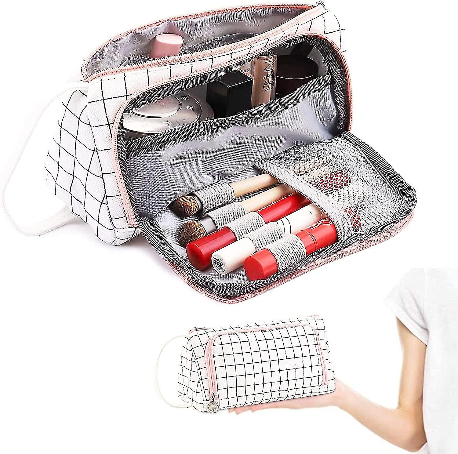 Pencil Case, Large Capacity Pencil Case, Pencil Case With 3 Compartments, Colour Pencil Case, Pencil Case For School And Office Teenager
