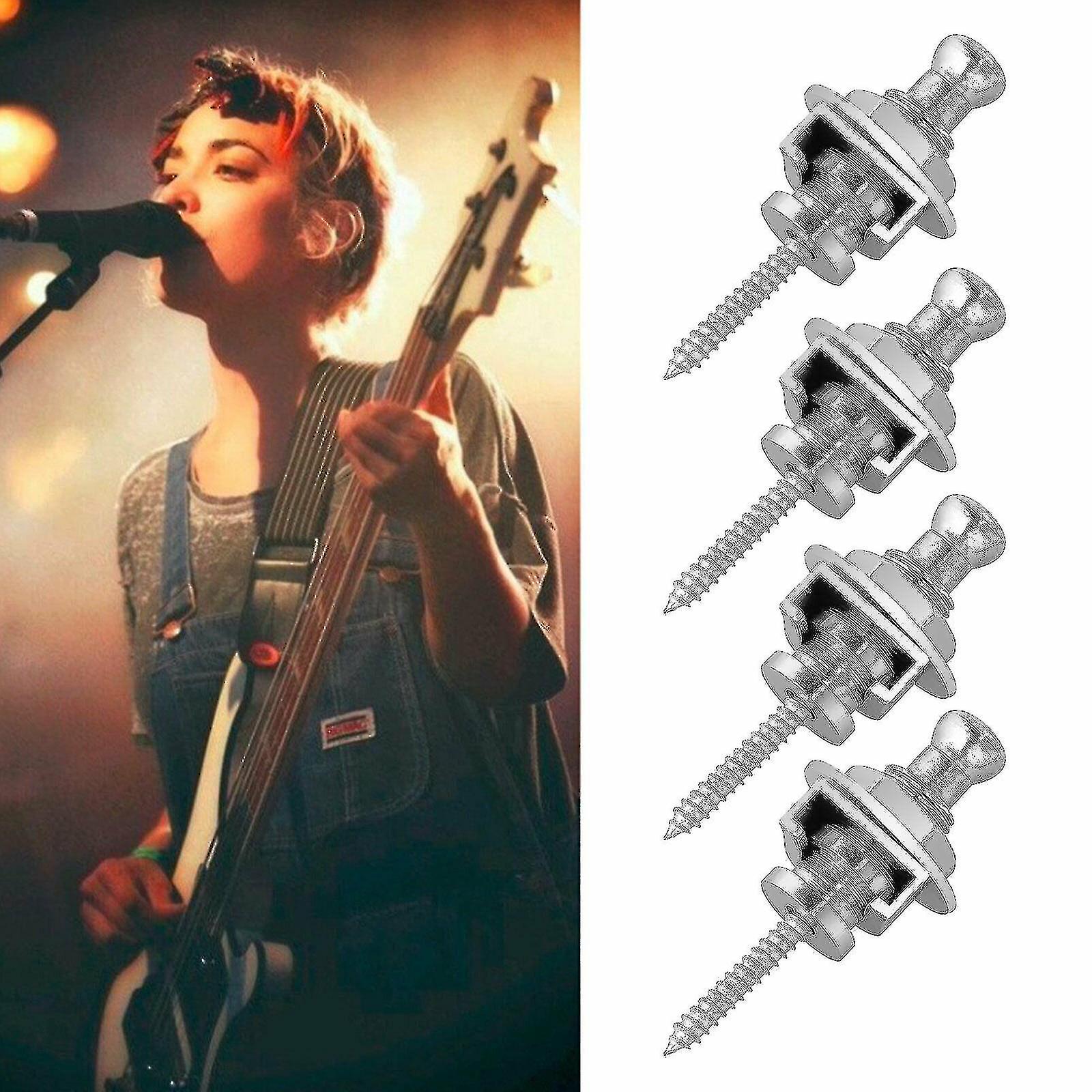 Guitar Security Strap Locks Guitar Parts