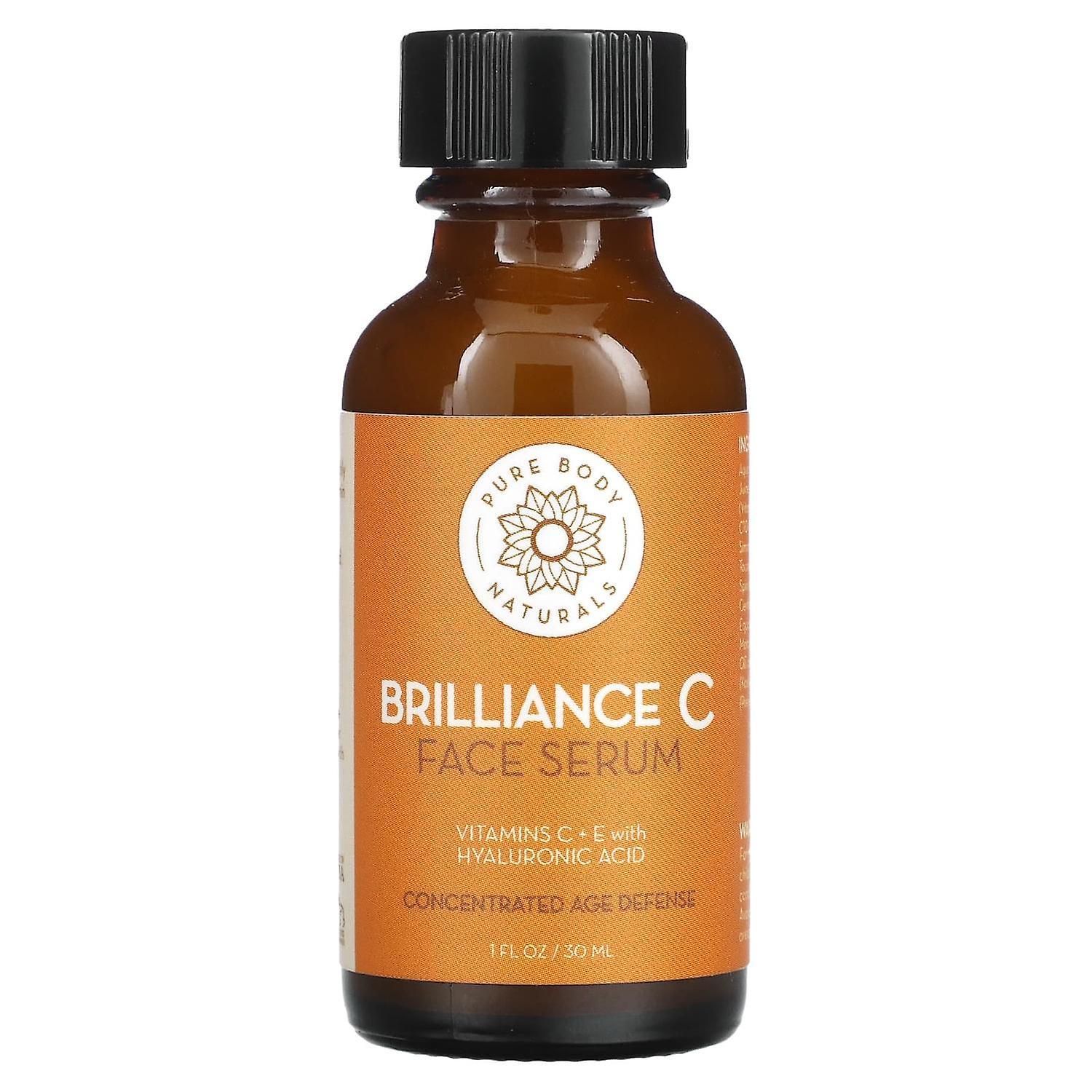 Pure Body Naturals, Sérum visage Brilliance C, 30 ml (1 fl oz)
