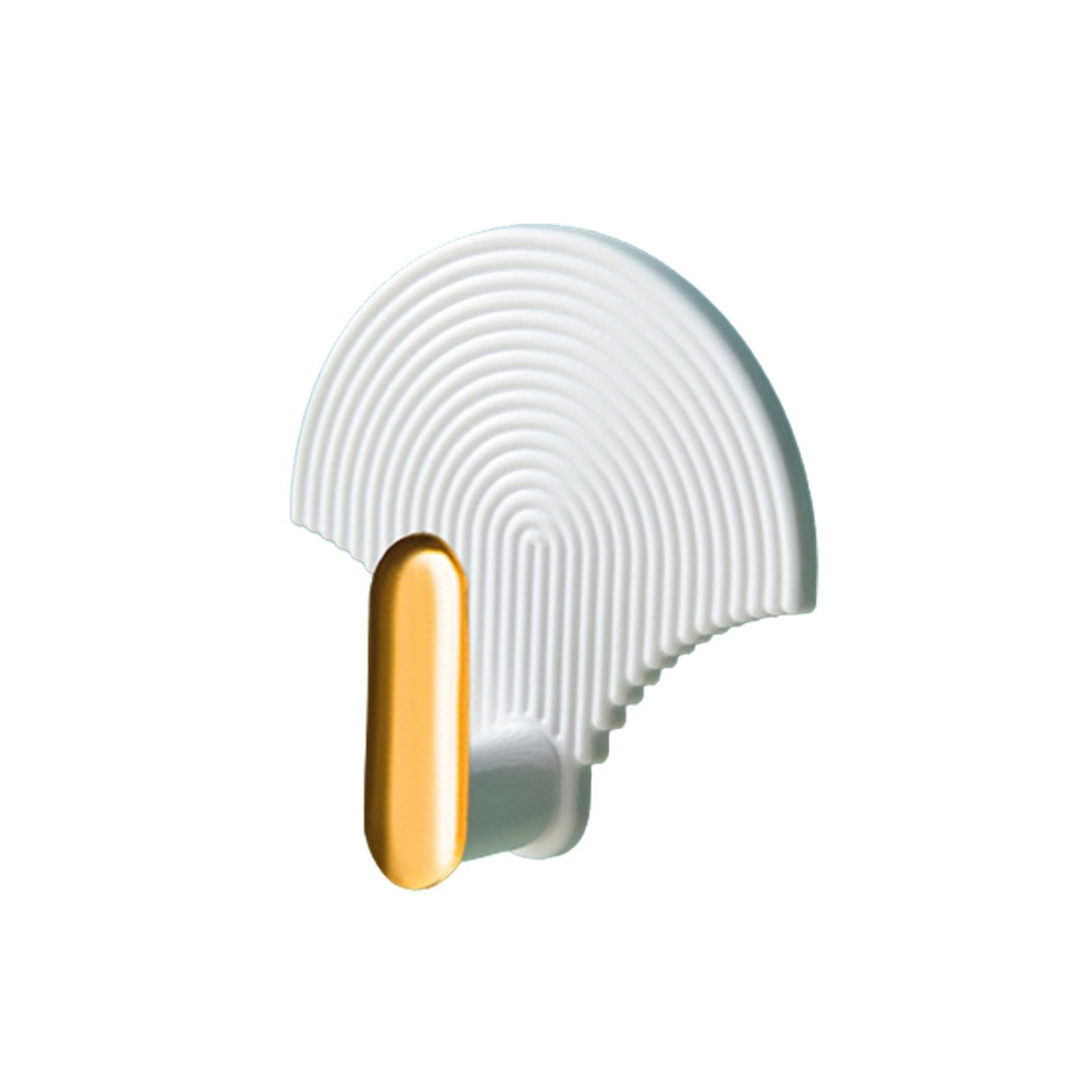 4pcs Modern Adhesive Hooks With Vibrant Color Combination For Home Office School Dorms
