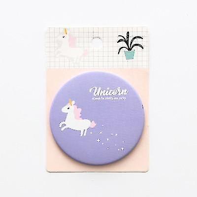 Zisedujiaoshou Netter Spiegel Cartoon Persönlichkeit Mode Tragbare Runde & Mini für Make-up