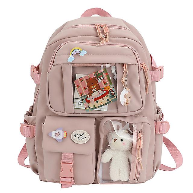 Cute Women Backpacks Waterproof Multi-pocket Nylon School Backpack For Student Female Girls Laptop Book Pack Mochilas 2023 New