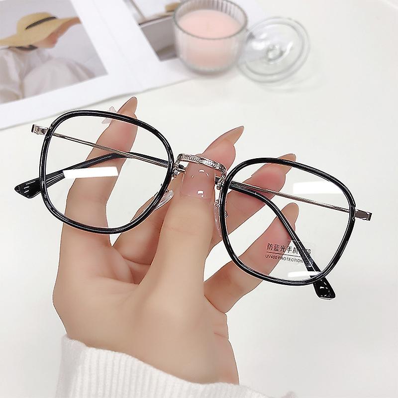Arrival Unisex Square Glasses For Men Women Metal Frame Glasses Plain Glasses