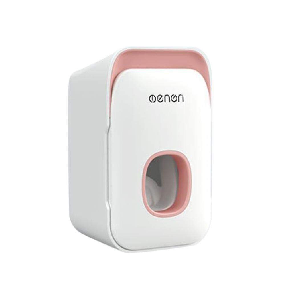 Automatic Toothpaste Squeezer Dispenser Toothbrush Holde Classic Pink