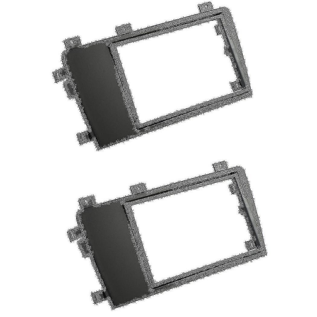 2x Car Stereo Radio Fascia Panel Plate Frame 2 Din For Xc70/ V70/ S60 2004-2007