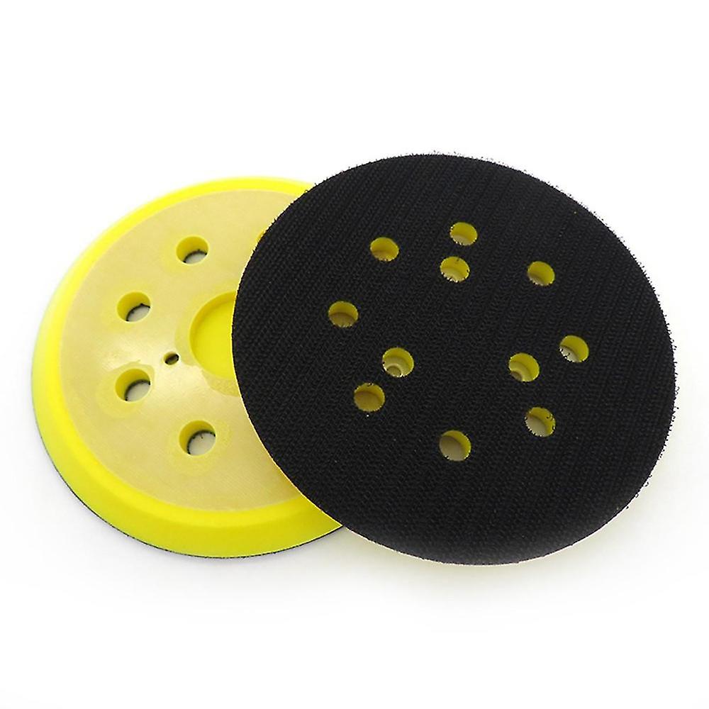8 Holes Grinder Backing Pad Hook And Loop Sanding Disc Sandpaper Tray