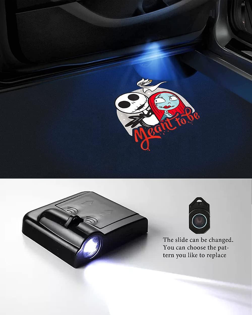 Car Door Jack Skellington Welcome LED Projector Laser Ghost