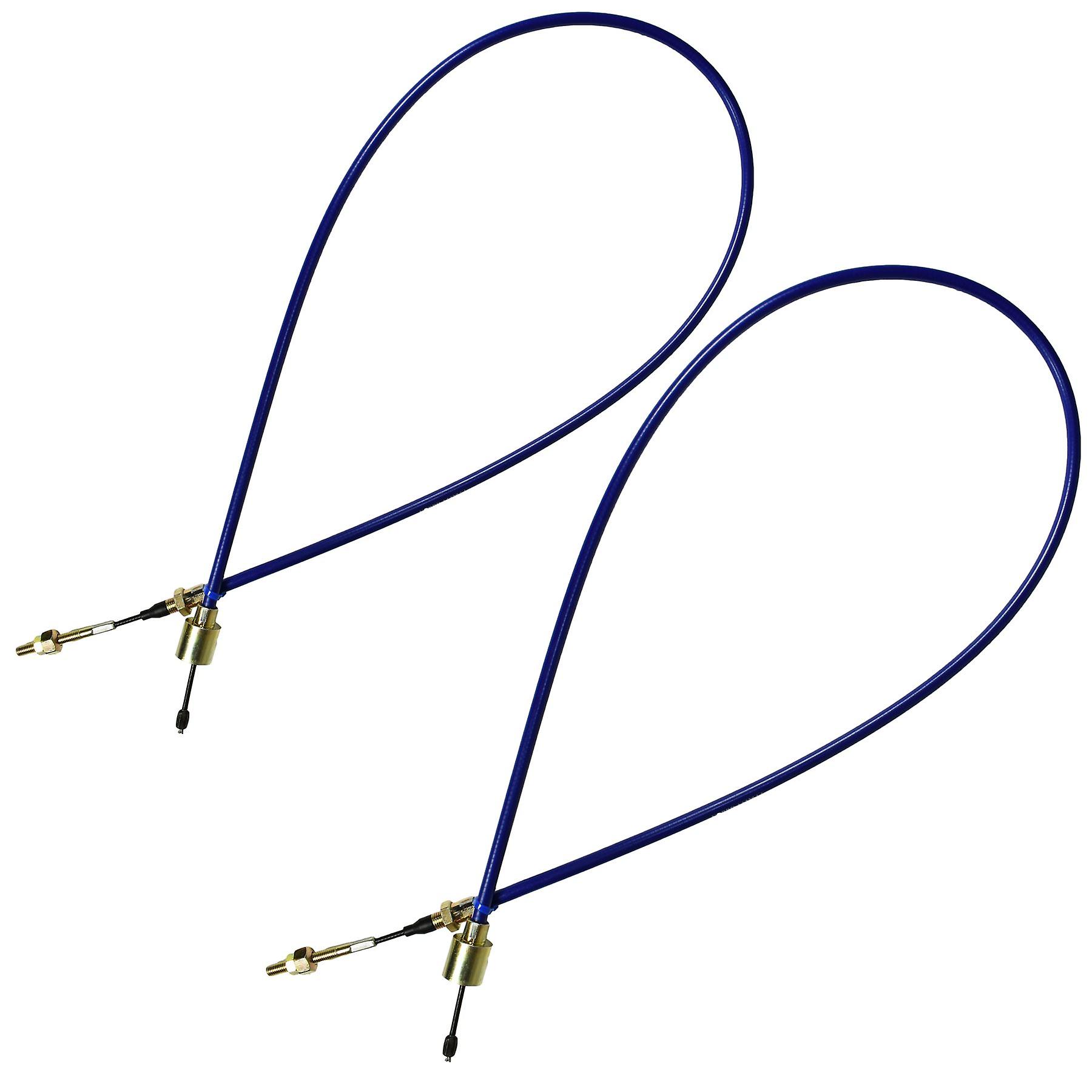 2 x Long Life Trailer Brake Cable for Alko Systems Detachable Outer Sheath 1130mm