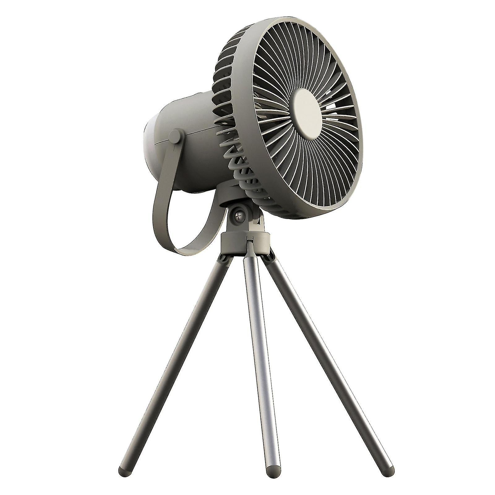 3 In 1 Led Fan With Hook Rechargeable For Outdoor Canopy Fan Lamp Powerbanks