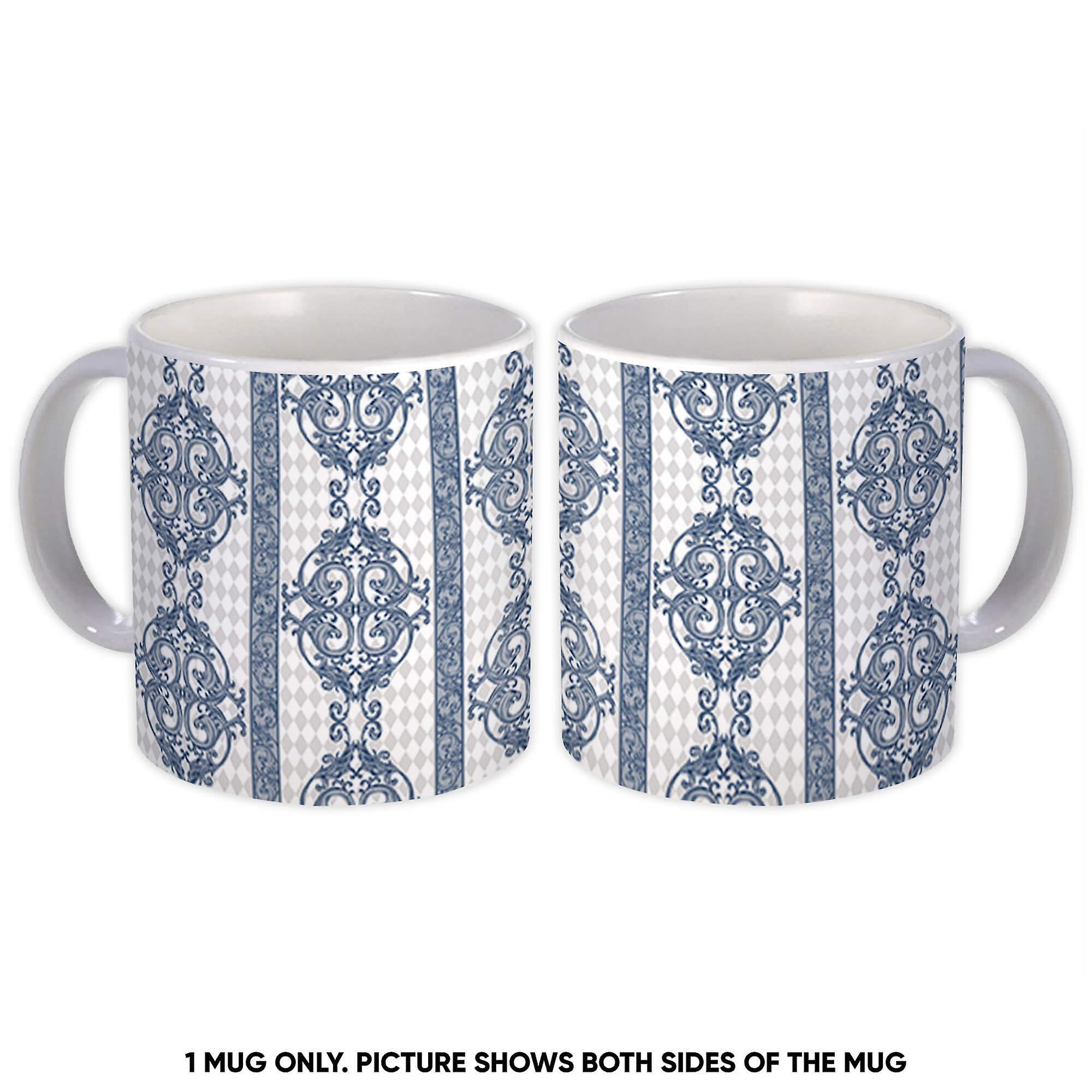 Gift Mug: Luxury Arabesque Pattern Wedding