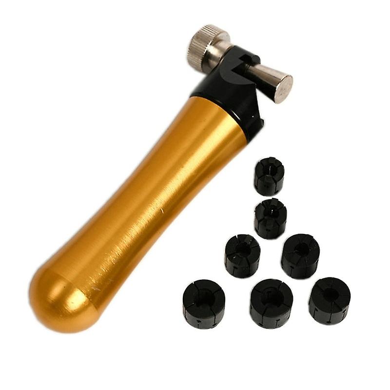 Professional Ring Fixture Clamp Setting Tool Kit With 7 Round Dies Jewelry Making Processing Tool For Jewelry