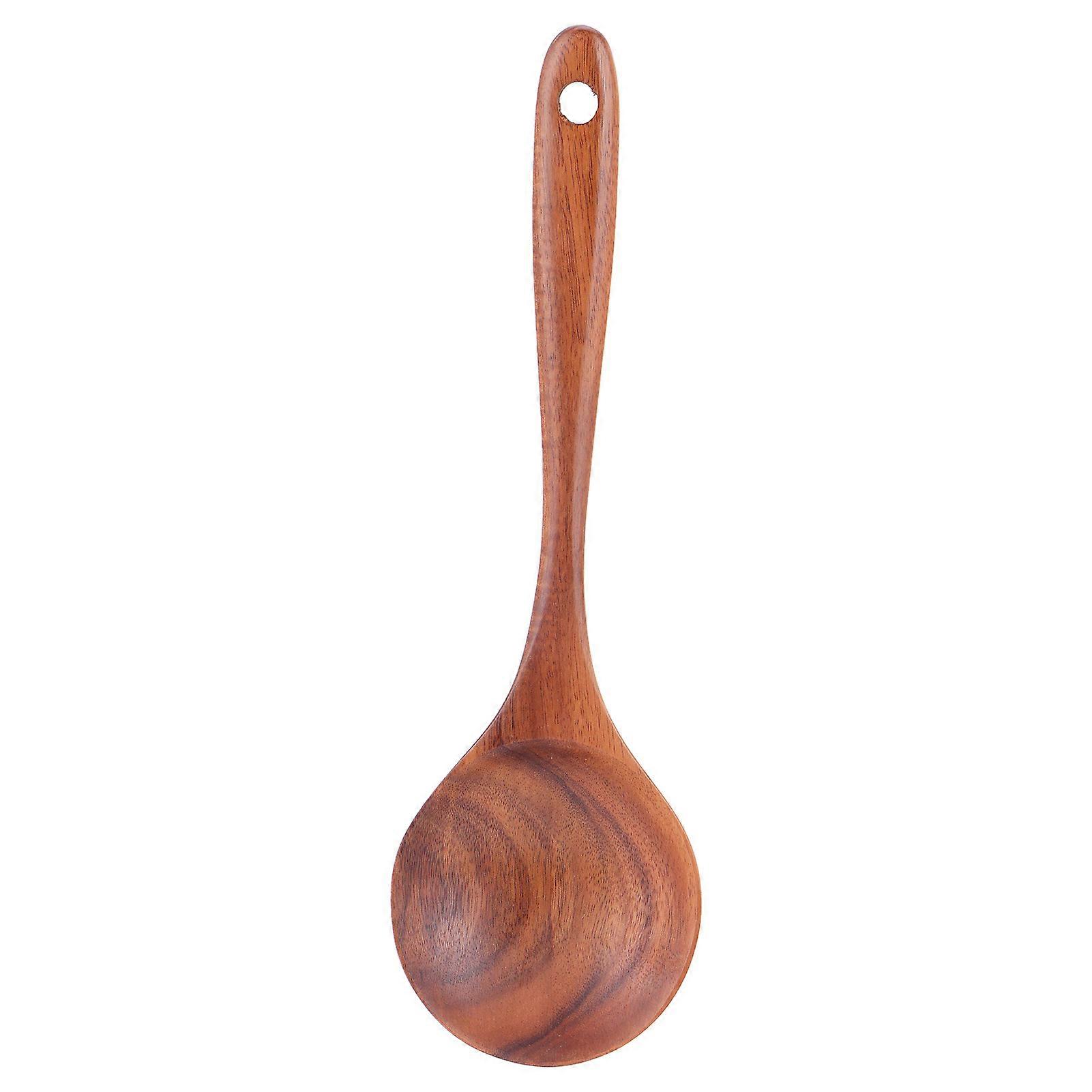 No Stick Spoon,Teak Mixing Spoon Wooden Stirring Spoon Teak Spoon Superior Craftsmanship