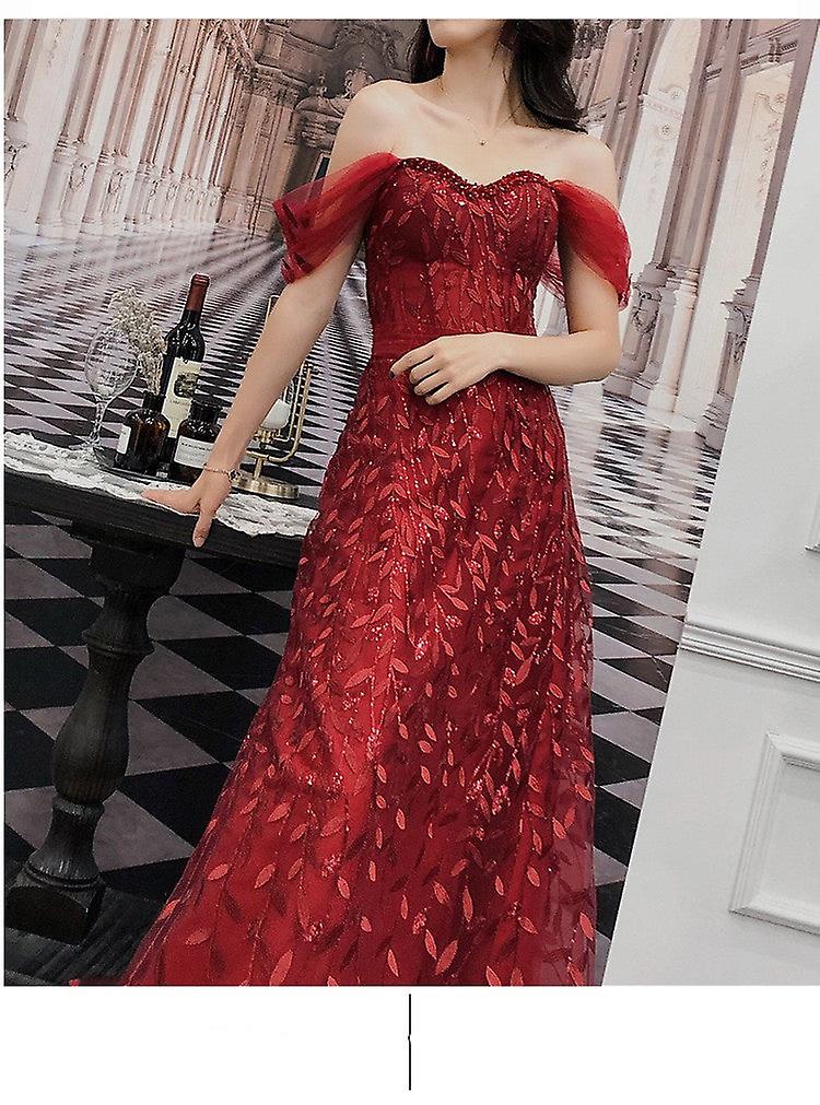 Spets Slim Bantning Brud Aftonklänning