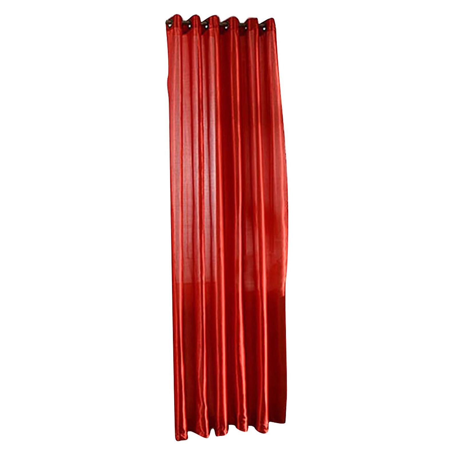 100x250cm Punching Solid Color Soft Window Blackout Curtain Bedroom Draperies