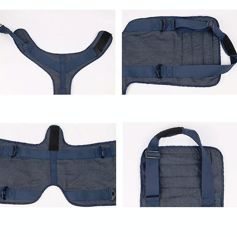 Bird Cage Bird Baths Pet Leash Senior Dogs Walking Aids Chest Harness Size: S Dark Blue