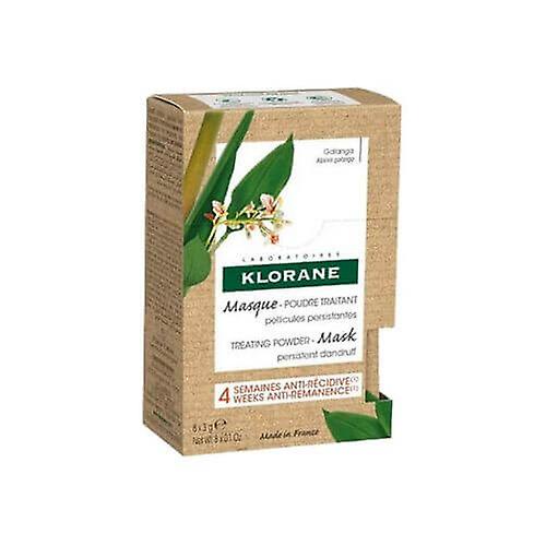 Klorane Treating Powder Mask with Galangal Persistent Dandruff 8 Sachets