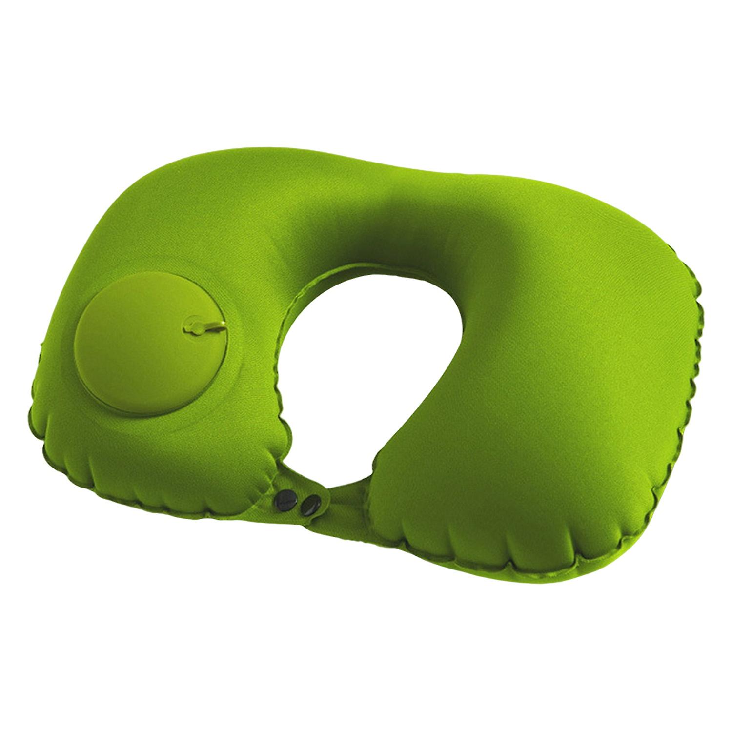 Neck Pillow Ergonomic Design Breathable Lint Free Relieve Fatigue Soft Press Inflatable U-Shaped Nec