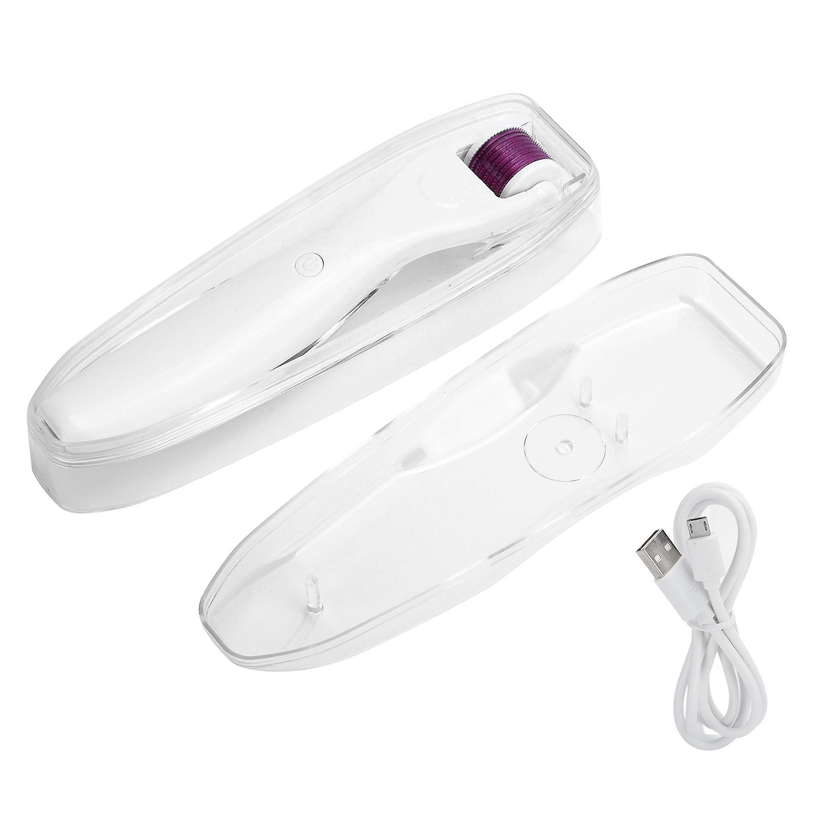 Micro Needle Derma Roller with Vibration for Face, Light Roller for Photon Therapy