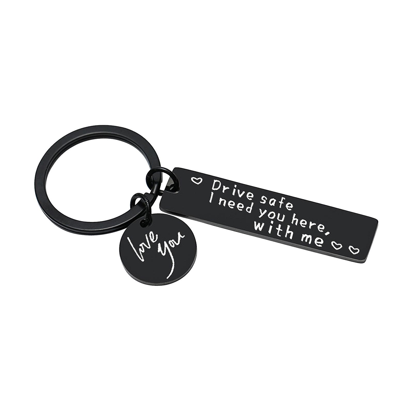 INF Porte-clés en acier inoxydable