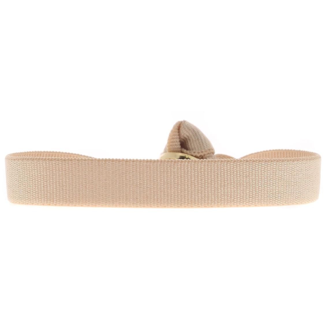 Les Interchangeable pulsera A46599 - Cinta para mujer beige de 9 mm