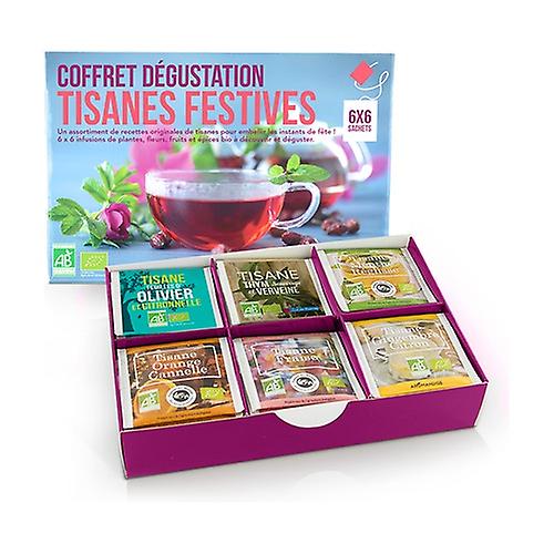 Festive herbal teas tasting box 6 units