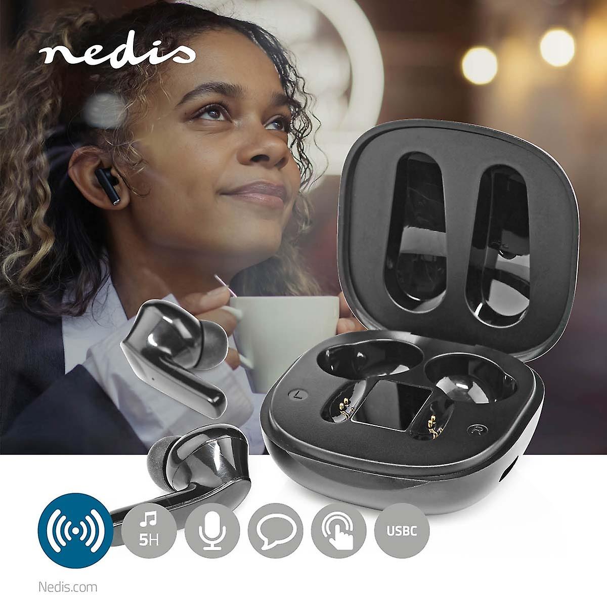Fully Wireless Headphones | Bluetooth® | Maximum battery life: 5 hours | Tap Control | Battery hay