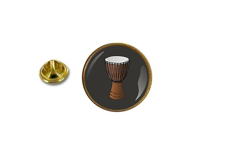 pine pine pine badge pin-apos;s metal with butterfly clamp tam tam drum music