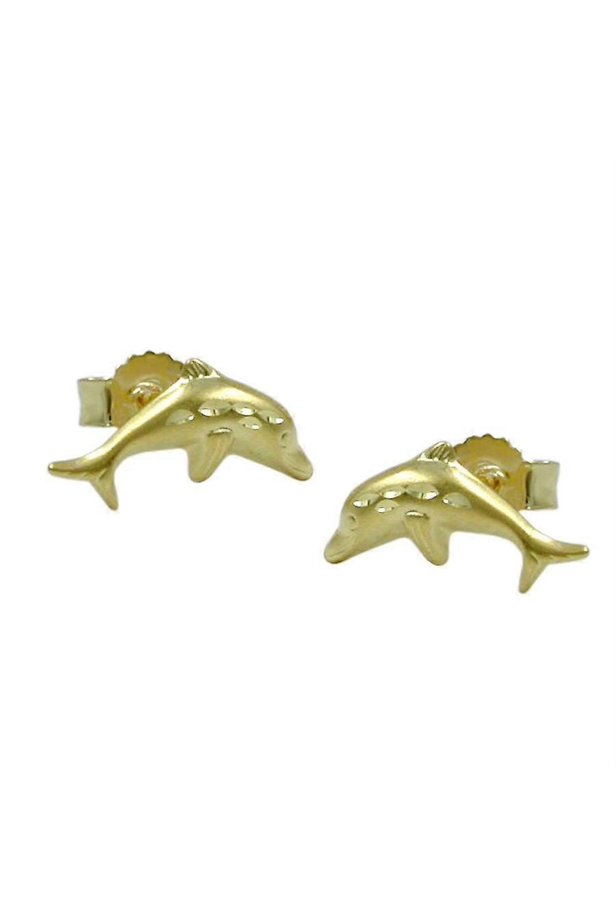 Stud Earrings Dolphin 9k Gold - Gl430083