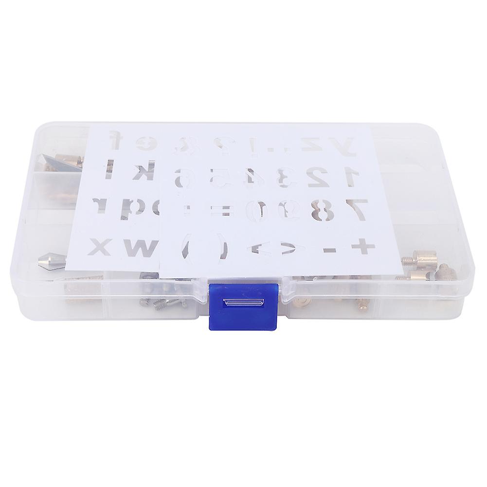 57PCs Pyrography Pen Tip Set for Engraving - Copper Welding Accessory Hardware Kit