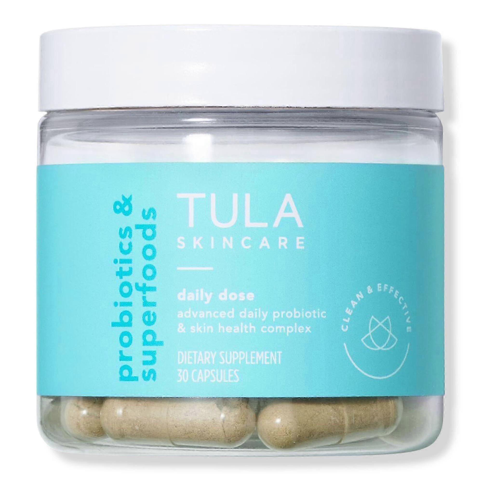 Tula Daily Dose Advanced Daily Probiotic And Skin Health Complex Capsules, 30 Ea