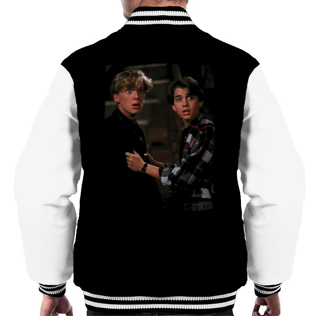 Weird Science Wyatt And Gary Men's Varsity Jacket