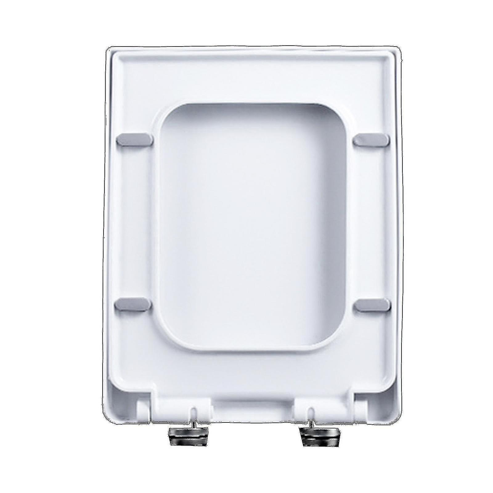 1mor Sedili WC Chiudi Pp Forma quadrata allungata Accessori da bagno Durable Heavy Duty 06c-PP Coperchio WC