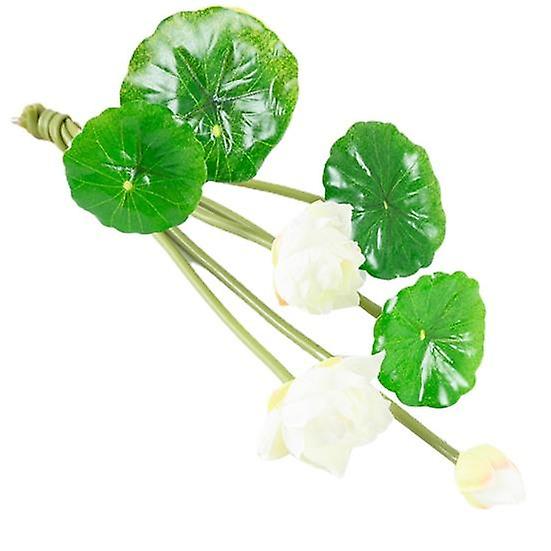 Artificial Flowers Widely Applied Fade-less Faux Silk Ornamental Decorative Simulation Lotus Decor Home Decor