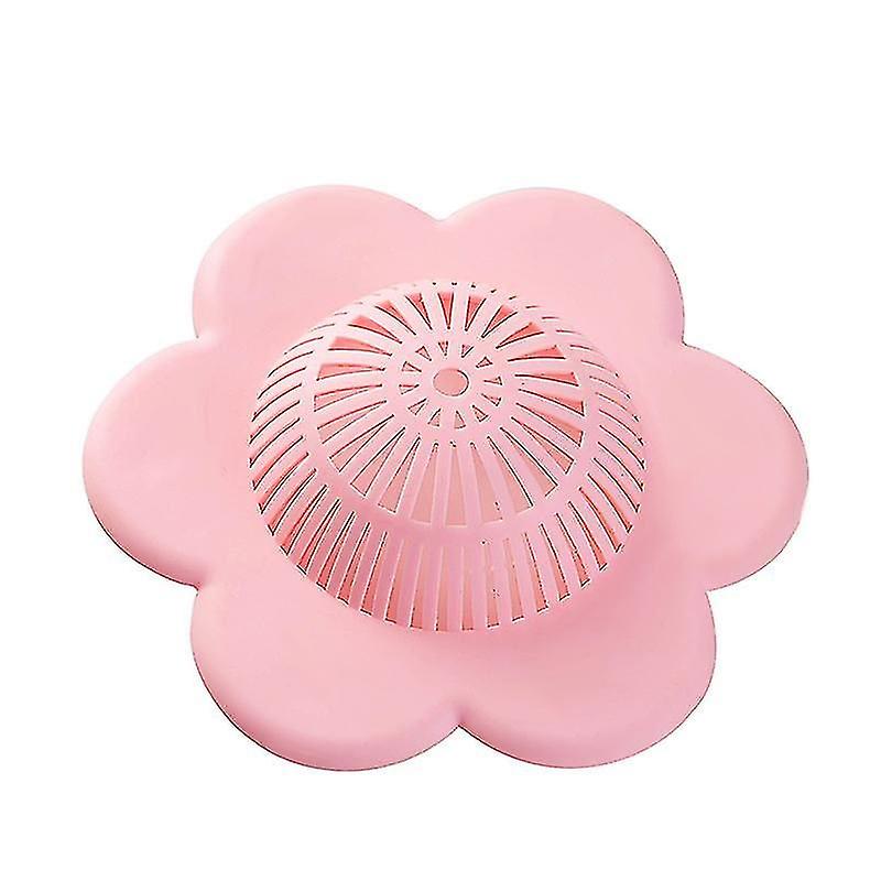 Flower-shaped Floor Drain Cover (pink)