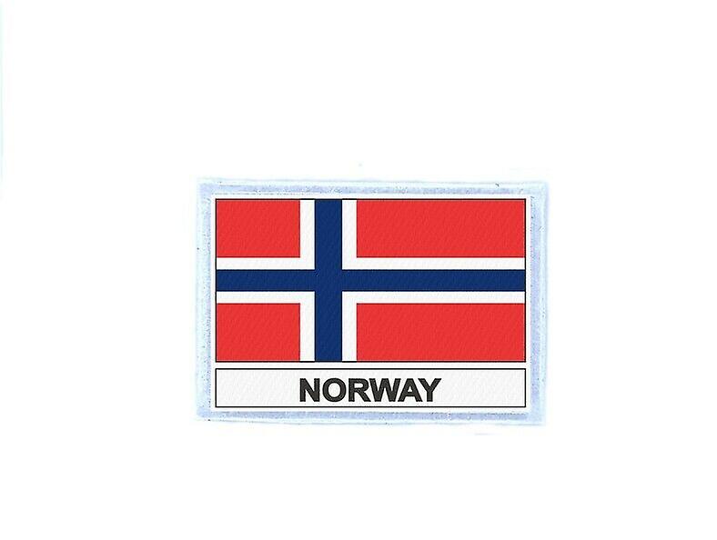 Ecusson patch badge prints flag N norvege