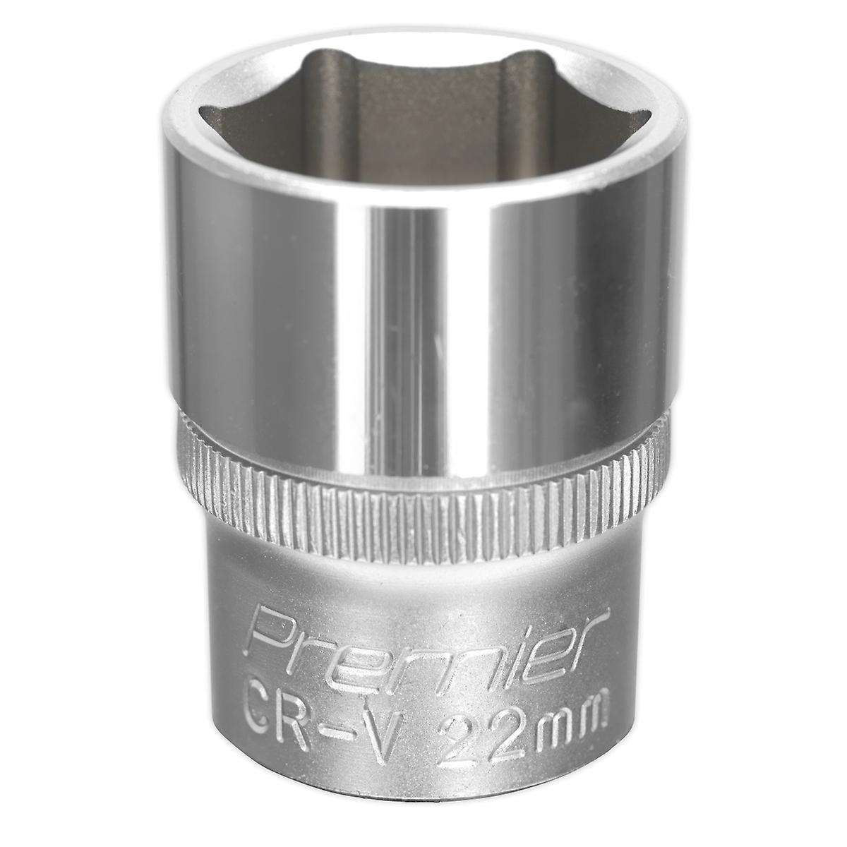 Sealey S1222 Walldrive Socket 22Mm 1/2Sq Drive