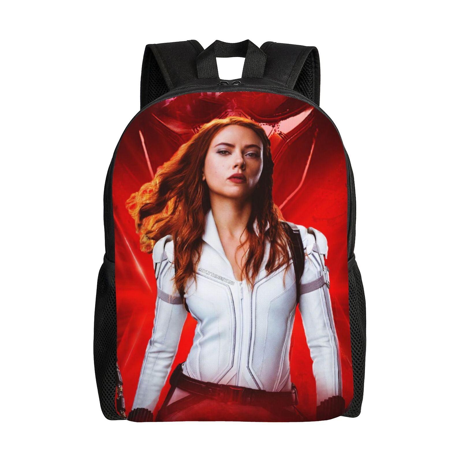 Black Widow Kid Backpack School Bag Elementary Students Bookbags